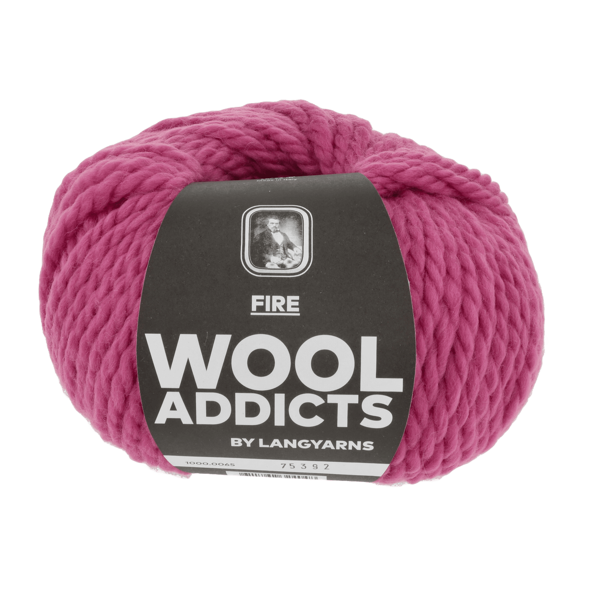 Lang Yarns Knitting Pattern Ladies Size - 2 balls / MAGENTA 1000.0065 HIGH HOPES Hat Pattern Bundle in Fire by LANGYARNS | WOOLADDICTS #15-004