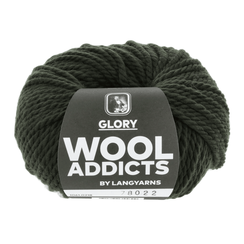 Lang Yarns Knitting Pattern Ladies Size | 2 balls / PINE 1061.0218 STEPPINGSTONES Hat Pattern Bundle in GLORY by LANGYARNS | WOOLADDICTS #11-021