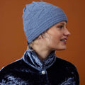 Lang Yarns Knitting Pattern LAURIANE Hat Pattern Bundle in Baby Alpaca by LANGYARNS | Punto 76-013