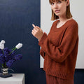 Lang Yarns Knitting Pattern Linde Sweater Pattern Bundle in Vaya by LANGYARNS | Fatto a Mano 288-038