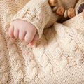 Lang Yarns Knitting Pattern LOKI Baby blanket Pattern Bundle in Baby Cotton Naturally Coloured by LANGYARNS | Punto 83-021