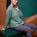 Lang Yarns Knitting Pattern LORENA Raglan sweater Pattern Bundle in Regina by LANGYARNS | Fatto a Mano 286-024