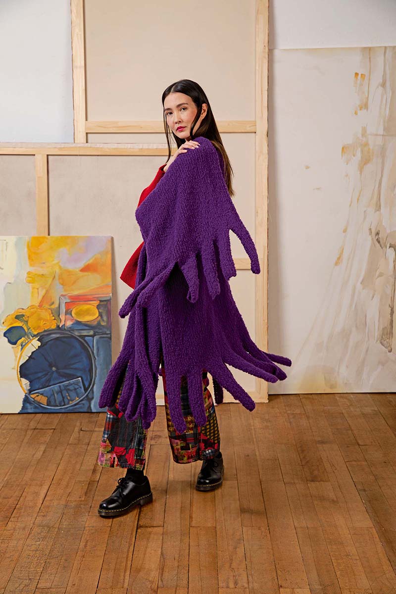Lang Yarns Knitting Pattern MEGHAN Pattern Bundle in PHOENIX by LANGYARNS | Punto 65-003