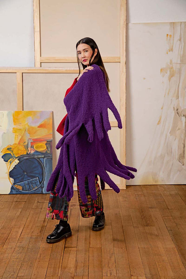 MEGHAN Poncho Pattern Kit in PHOENIX by LANGYARNS | Punto 65-003