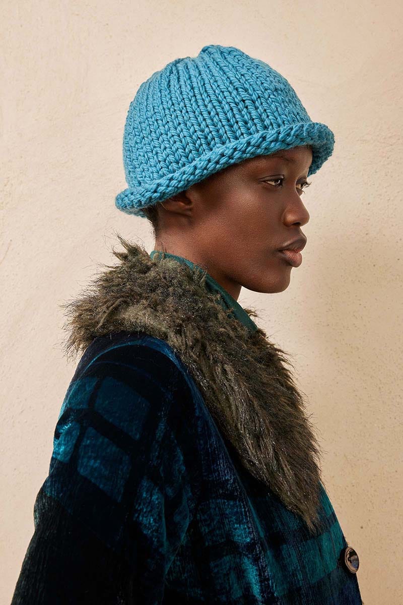 Lang Yarns Knitting Pattern MEMORY PALACE Hat Pattern Bundle in Fire by LANGYARNS | WOOLADDICTS #15-024