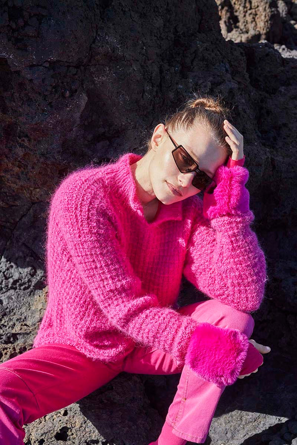 MERMAID-AT-HEART Sweater Pattern Kit in HONOR by WOOLADDICTS | WOOLADDICTS #11-006