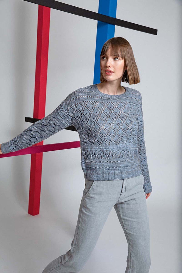 MINA Sweater Pattern Kit in VAYA by LANGYARNS | Fatto a Mano 280-022