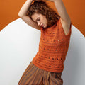 Lang Yarns Knitting Pattern MIRIAM Top Pattern Bundle in Norma by LANGYARNS | Fatto a Mano 280-032
