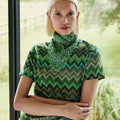 Lang Yarns Knitting Pattern MORNING MEDITATION Bandana Pattern Bundle in Footprints by LANGYARNS | WOOLADDICTS #14-024