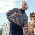 Lang Yarns Knitting Pattern MOVEOLOGY Cropped sweater Pattern Bundle in Move 8ply by LANGYARNS | Punto 79-011
