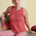 Lang Yarns Knitting Pattern NANE Top Pattern Bundle in Oceania by LANGYARNS | Fatto a Mano 284-060
