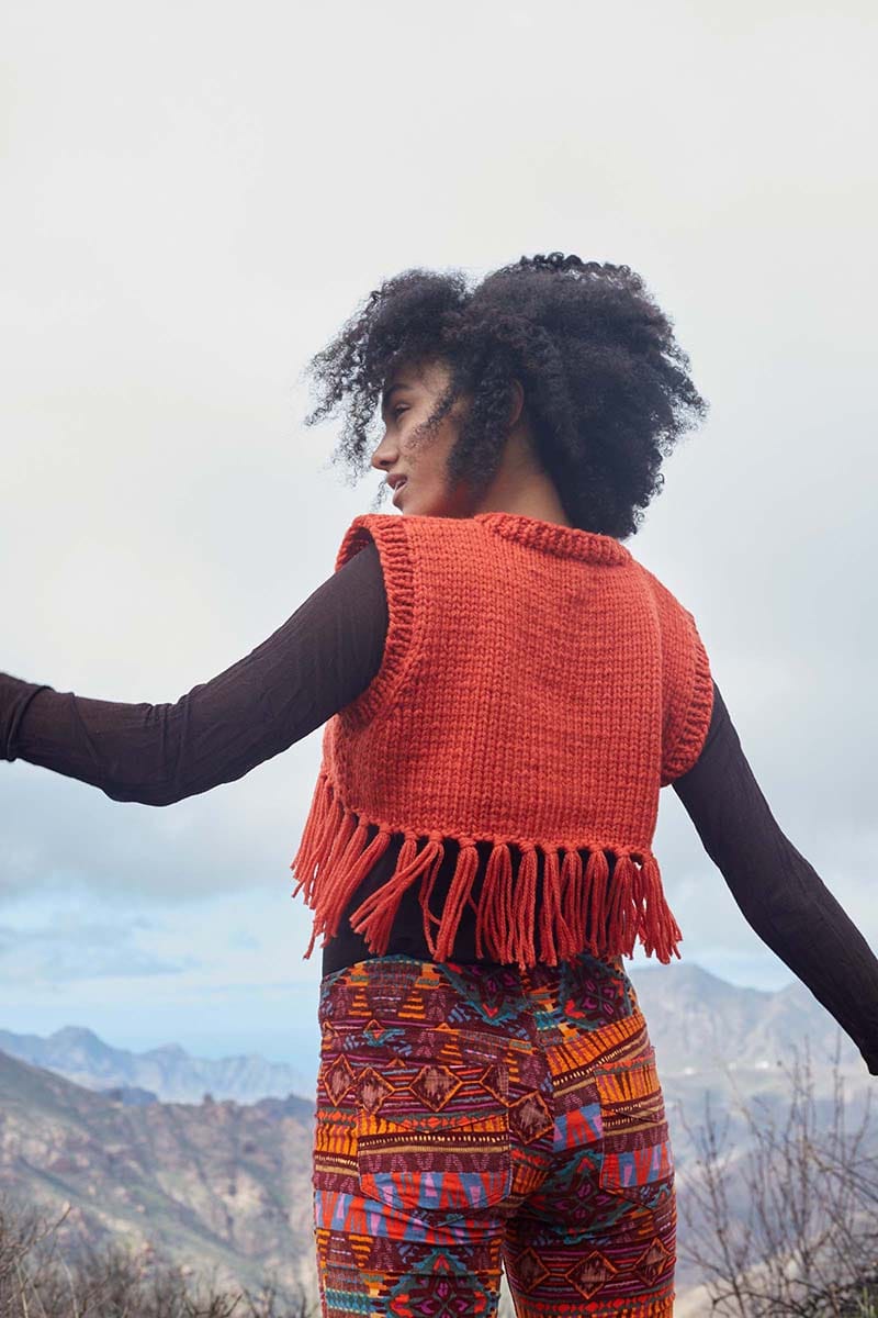 Lang Yarns Knitting Pattern NEXT PEAK Slipover Pattern Bundle in MEMORY by LANGYARNS | WOOLADDICTS #11-015
