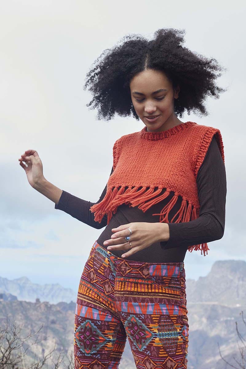 Lang Yarns Knitting Pattern NEXT PEAK Slipover Pattern Bundle in MEMORY by LANGYARNS | WOOLADDICTS #11-015