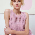 Lang Yarns Knitting Pattern Nuria Crochet Top Pattern Bundle in Ananas by LANGYARNS | Fatto a Mano 288-001
