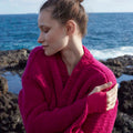 Lang Yarns Knitting Pattern OCEAN LOVER Long Cardigan Pattern Bundle in MEMORY by LANGYARNS | WOOLADDICTS #11-004
