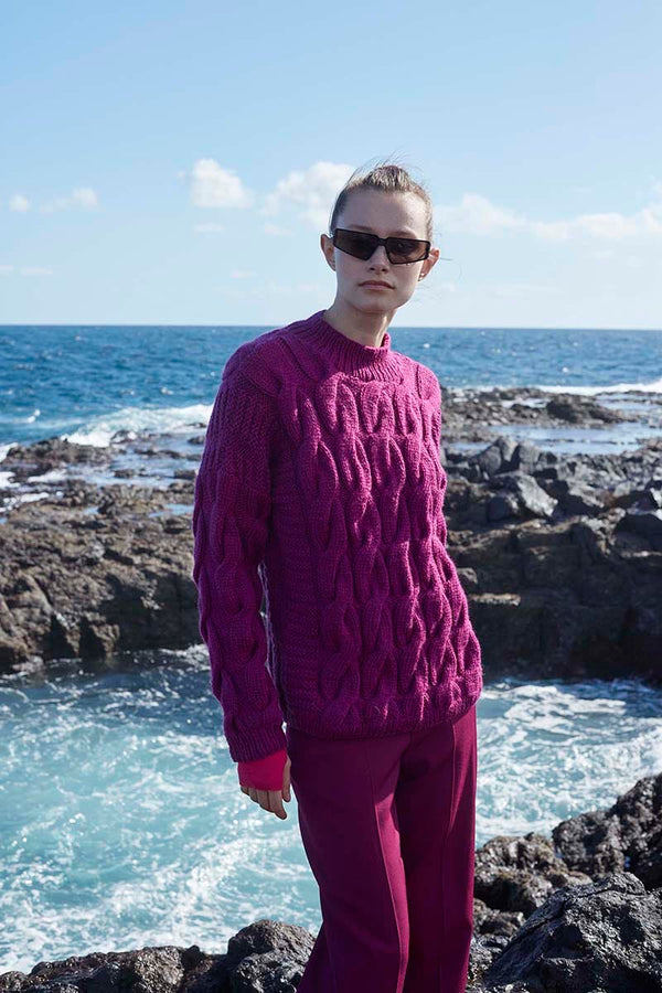 OCEANHOLIC Sweater Pattern Kit in MEMORY by WOOLADDICTS | WOOLADDICTS #11-001