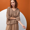Lang Yarns Knitting Pattern ODA Sweater Pattern Bundle in Vaya by LANGYARNS | Fatto a Mano 280-026