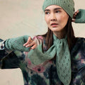 Lang Yarns Knitting Pattern OLIVIA Scarf Pattern Bundle in Cashmere Lace by LANGYARNS | Punto 60-006