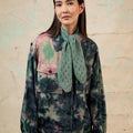Lang Yarns Knitting Pattern OLIVIA Scarf Pattern Bundle in Cashmere Lace by LANGYARNS | Punto 60-006