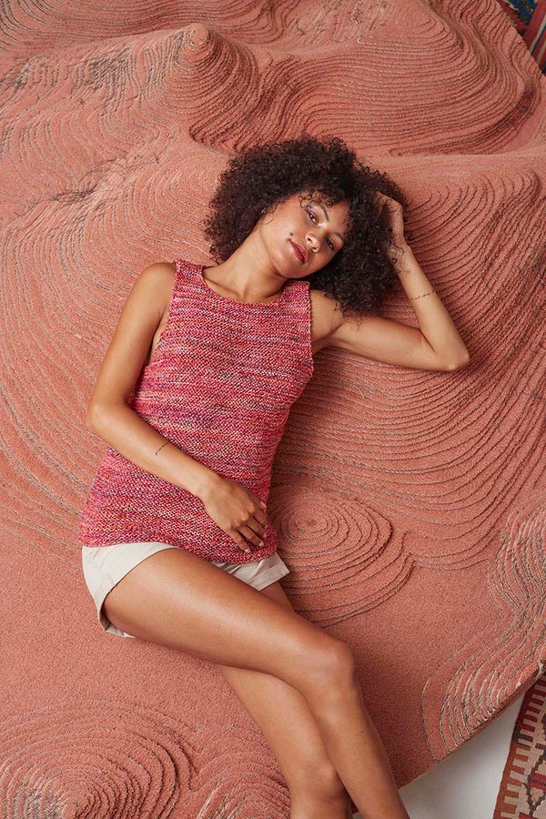 ONE-MORE-STEP Top Pattern Kit in Footprints by WOOLADDICTS | Punto 70-002