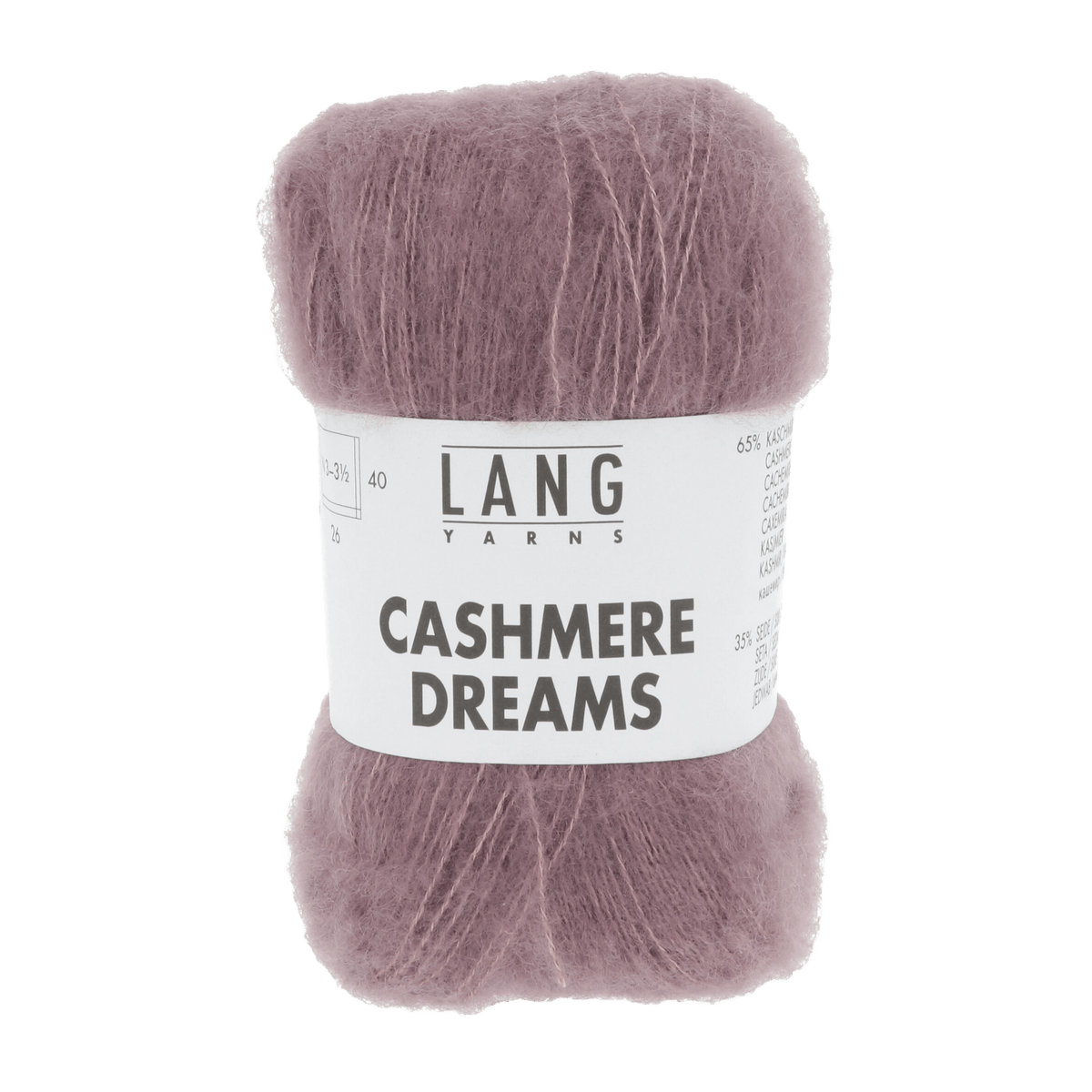 Lang Yarns Knitting Pattern one size - 10 balls / duskypink 1085.0148 NOELIA Cardigan Pattern Bundle in Cashmere Dreams by LANGYARNS | Fatto a Mano 286-028