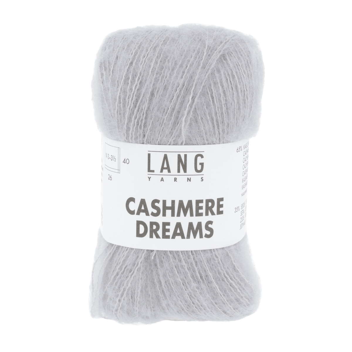 Lang Yarns Knitting Pattern one size - 10 balls / light grey mélange 1085.0023 NOELIA Cardigan Pattern Bundle in Cashmere Dreams by LANGYARNS | Fatto a Mano 286-028