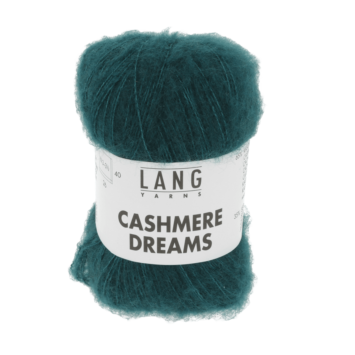 Lang Yarns Knitting Pattern one size - 10 balls / petrol 1085.0088 NOELIA Cardigan Pattern Bundle in Cashmere Dreams by LANGYARNS | Fatto a Mano 286-028
