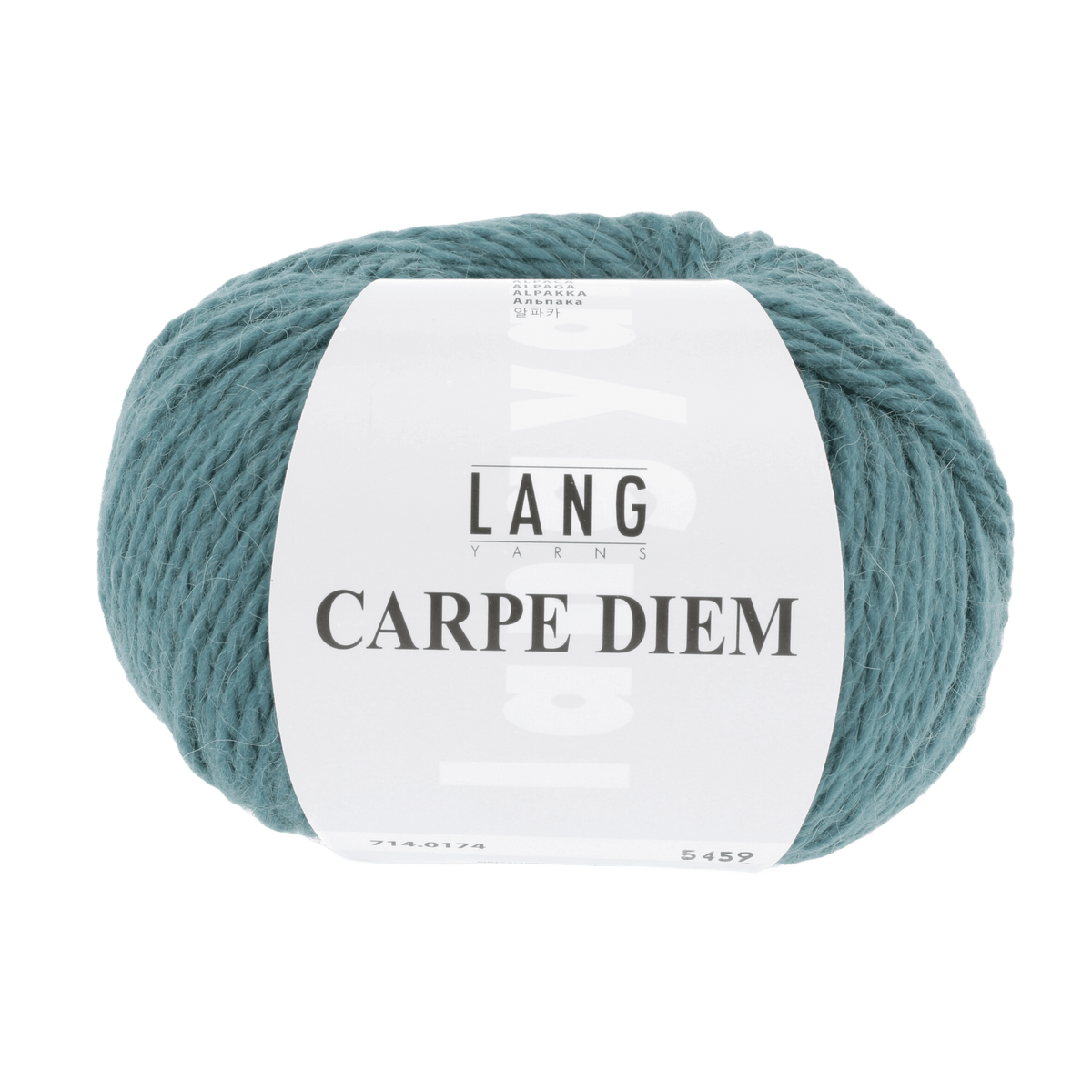 Lang Yarns Knitting Pattern one size - 14 balls / atlantic 714.0174 NICOLE Top Down Sweater Pattern Bundle in Carpe Diem by LANGYARNS | Fatto a Mano 286-082