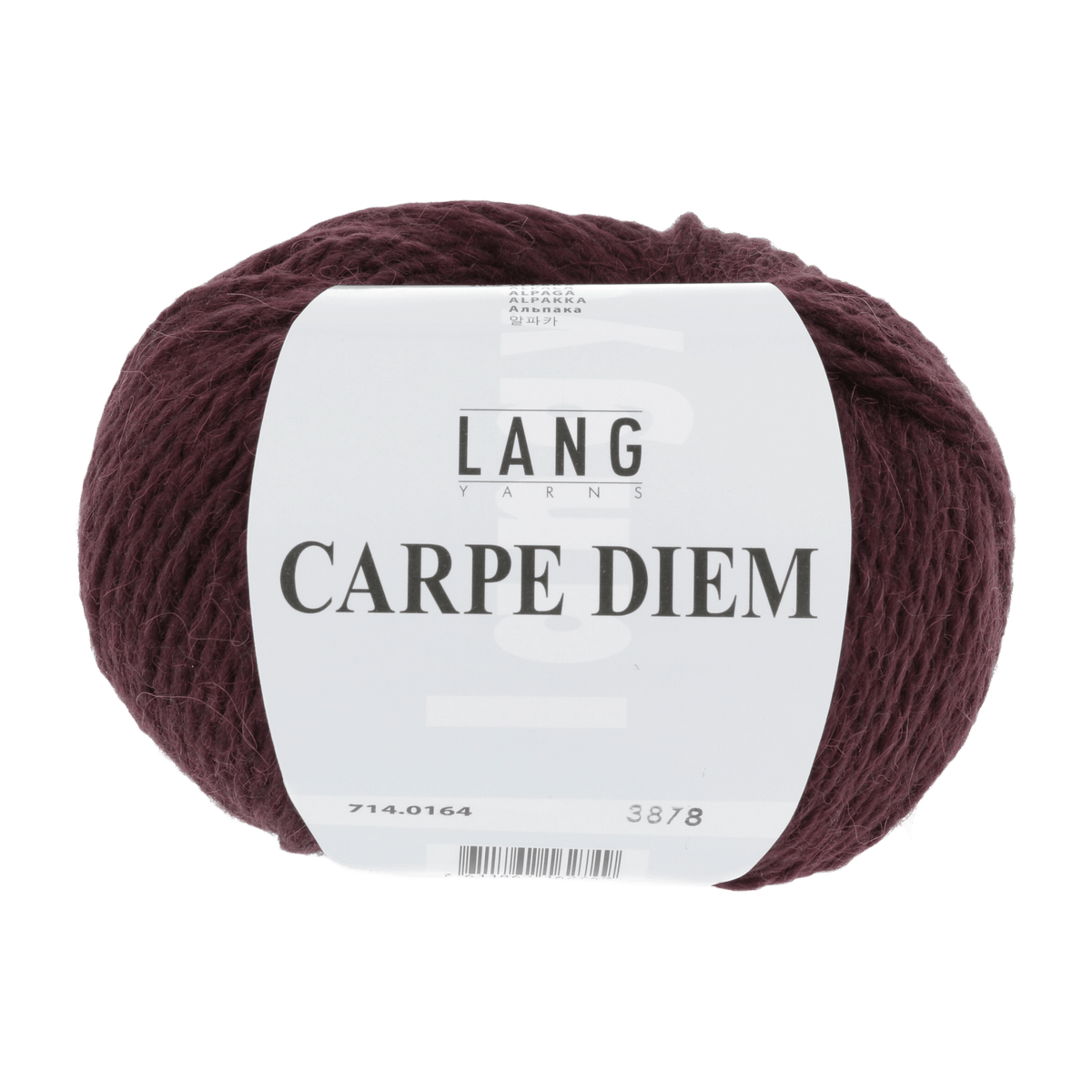 Lang Yarns Knitting Pattern one size - 14 balls / bordeaux 714.0164 NICOLE Top Down Sweater Pattern Bundle in Carpe Diem by LANGYARNS | Fatto a Mano 286-082
