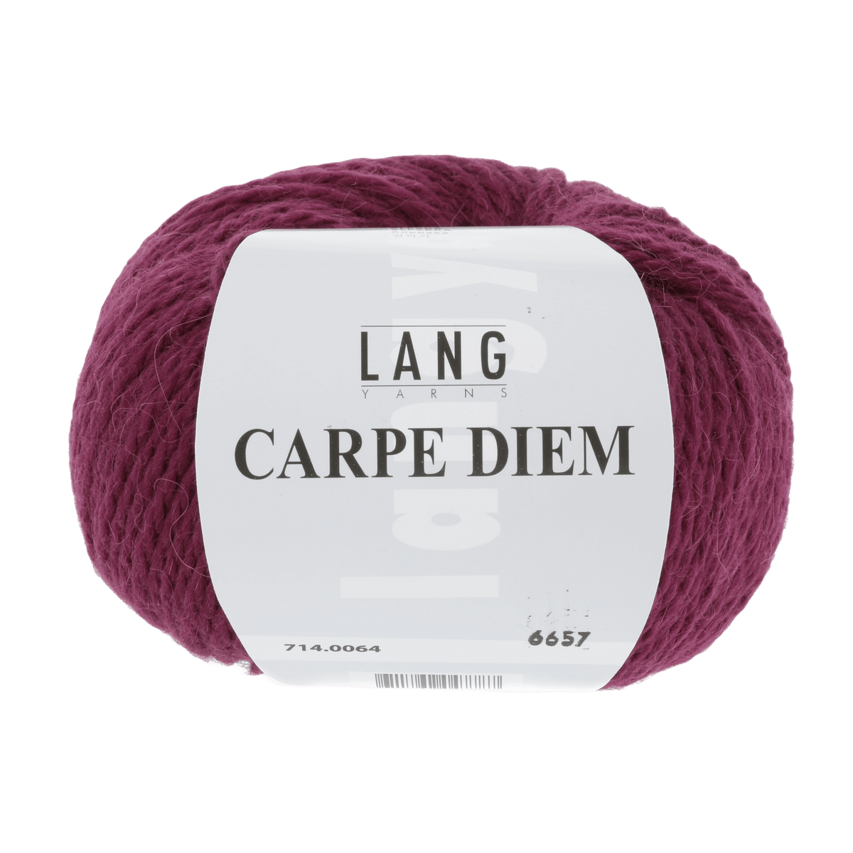 Lang Yarns Knitting Pattern one size - 14 balls / ruby 714.0064 NICOLE Top Down Sweater Pattern Bundle in Carpe Diem by LANGYARNS | Fatto a Mano 286-082