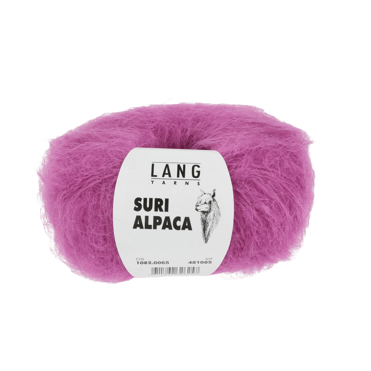 Lang Yarns Knitting Pattern one size - 3 balls / pink 1082.0065 GENEVIEVE Lacy hood Pattern Bundle in SURI ALPACA by LANGYARNS | Fatto a Mano 278-038