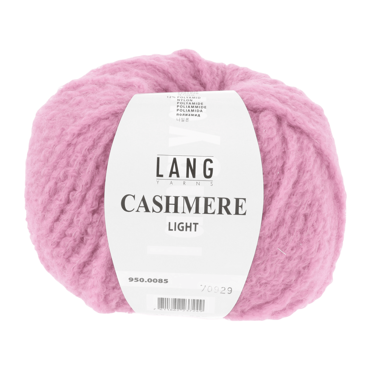 Lang Yarns Knitting Pattern one size - 4 balls / pink 950.0085 NORMA Dickey Pattern Bundle in Cashmere Light by LANGYARNS | Punto 60-018
