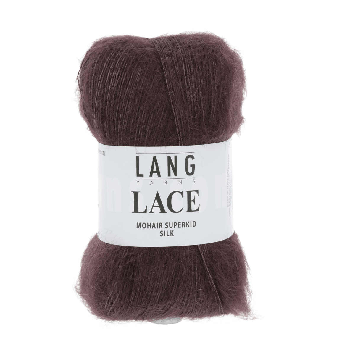 Lang Yarns Knitting Pattern one size - 8 balls / eggplant 992.0080 GLADIS Sweater Pattern Bundle in Lace by LANGYARNS | Fatto a Mano 286-002