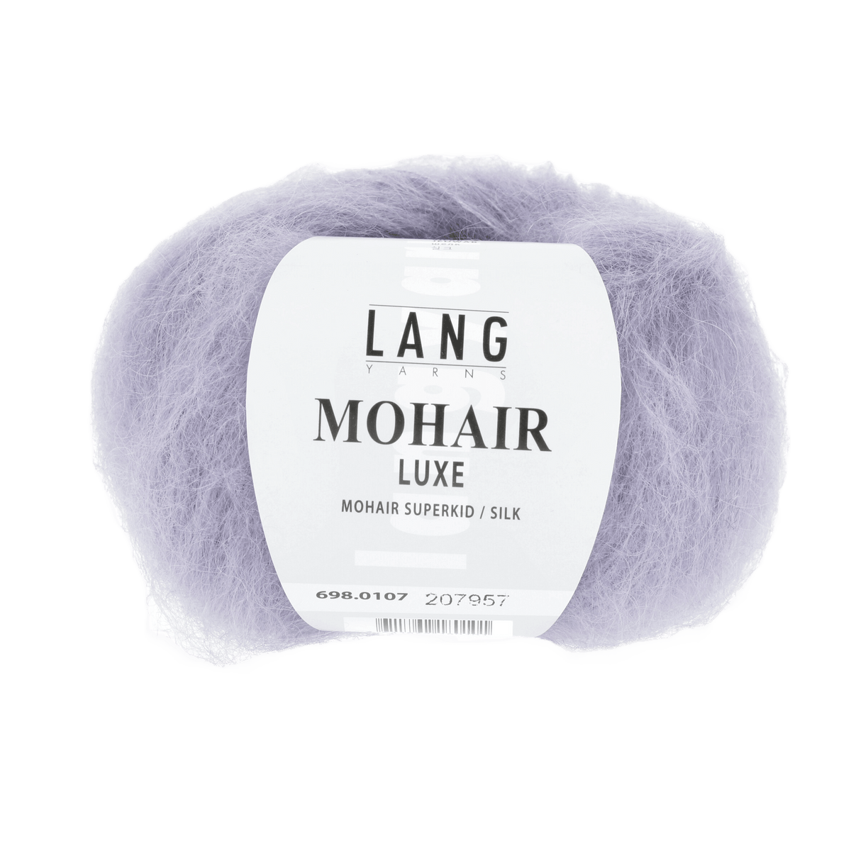 Lang Yarns Knitting Pattern onesize - 24 balls / lilac 698.0107 HENLEY Coat Pattern Bundle in Mohair Luxe by LANGYARNS | Fatto a Mano 282-054