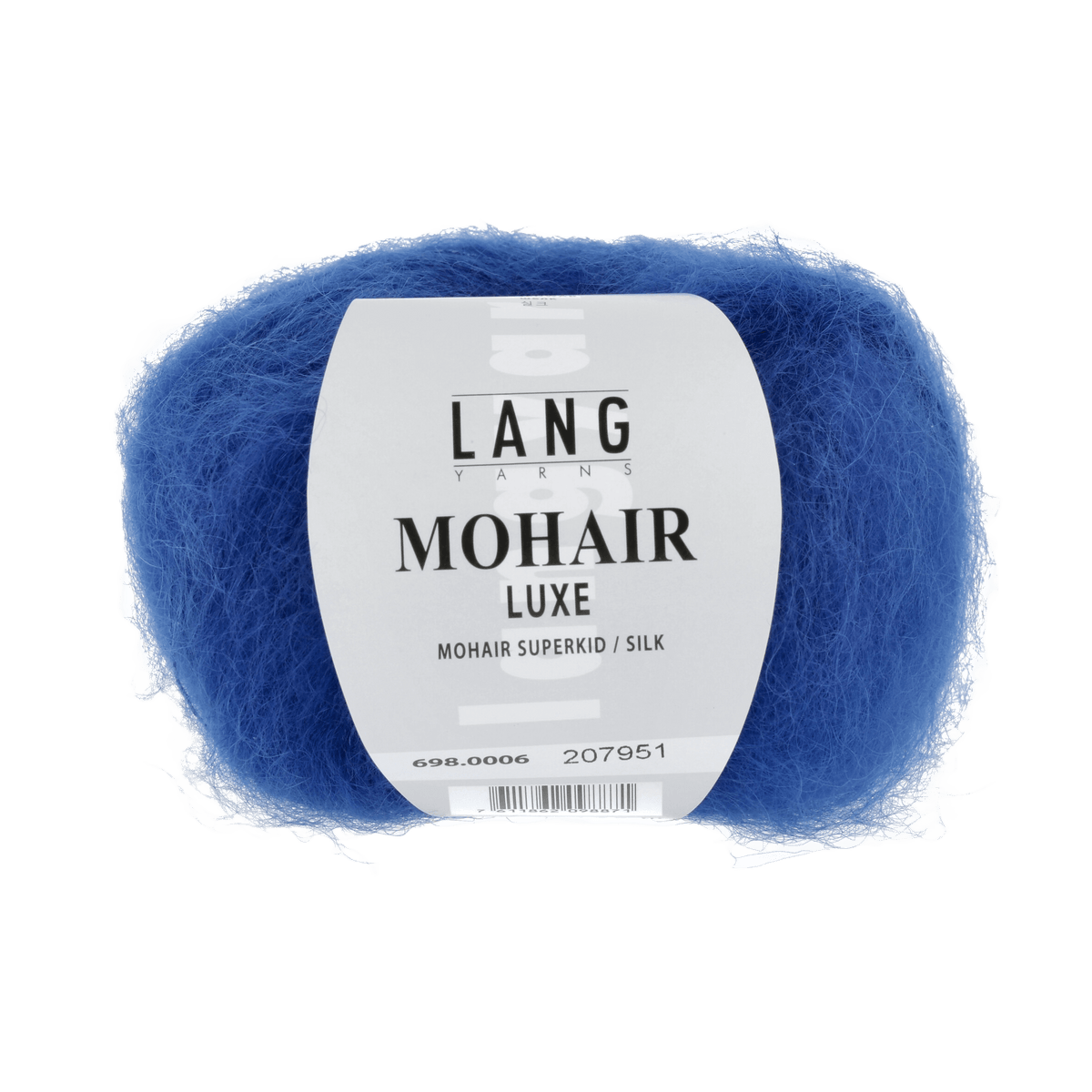 Lang Yarns Knitting Pattern onesize - 24 balls / royal 698.0006 HENLEY Coat Pattern Bundle in Mohair Luxe by LANGYARNS | Fatto a Mano 282-054