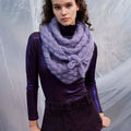 Lang Yarns Knitting Pattern ORLANA Triangular shawl Pattern Bundle in Mohair Luxe by LANGYARNS | Fatto a Mano 286-058