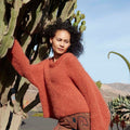 Lang Yarns Knitting Pattern PACHAMAMA Top Down Sweater Pattern Bundle in Honor by LANGYARNS | WOOLADDICTS #13-016