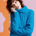 Lang Yarns Knitting Pattern PANDORA Sweater Pattern Bundle in Malou Light by LANGYARNS | Fatto a Mano 282-002