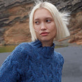 Lang Yarns Knitting Pattern PHILIPPA Sweater Pattern Bundle in DONEGAL TWEED+ by LANGYARNS | Punto 77-007