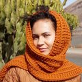 Lang Yarns Knitting Pattern PIGMENT TRAIL Scarf Pattern Bundle in Fire by LANGYARNS | WOOLADDICTS #13-026