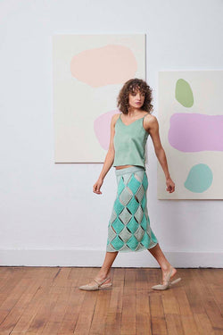 Lang Yarns Knitting Pattern Pixie Skirt Pattern Bundle in Oceania by LANGYARNS | Fatto a Mano 288-020