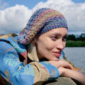 Lang Yarns Knitting Pattern POLINA Slouchy beret Pattern Bundle in Illusion by LANGYARNS | Punto 81-004