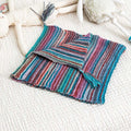 Lang Yarns Knitting Pattern Poncho Pattern Bundle in MERINO 200 BEBE COLOUR by LANGYARNS | Punto 54-014