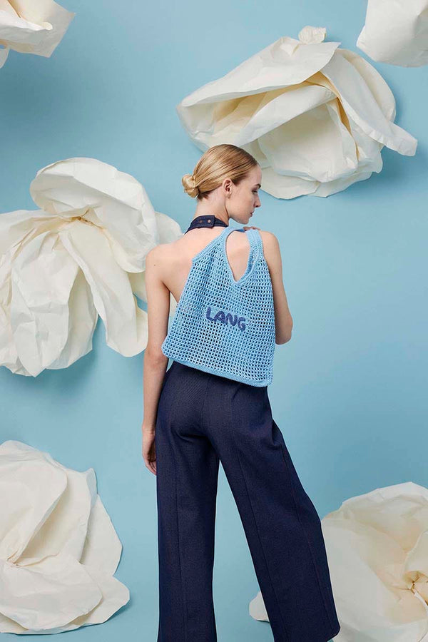 PORTIA Crochet Bag Pattern Kit in QUATTRO & QUATTRO LAMÉ by LANGYARNS | Fatto a Mano 288-057