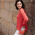 Lang Yarns Knitting Pattern PRINCESS CHARMING Sweater Pattern Bundle in Glow by LANGYARNS | WOOLADDICTS #14-014