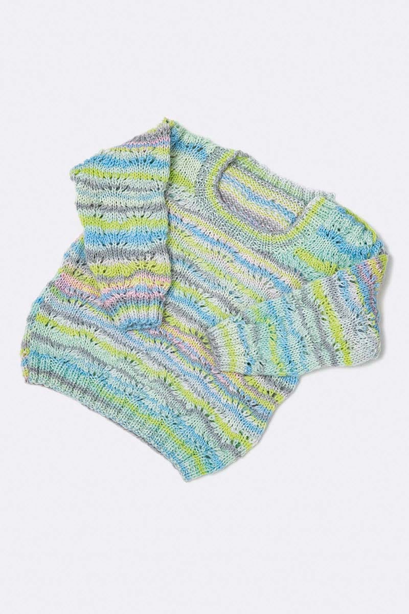 Lang Yarns Knitting Pattern Pullover Pattern Bundle in MERINO 200 BEBE COLOR by LANGYARNS | Punto 54-007