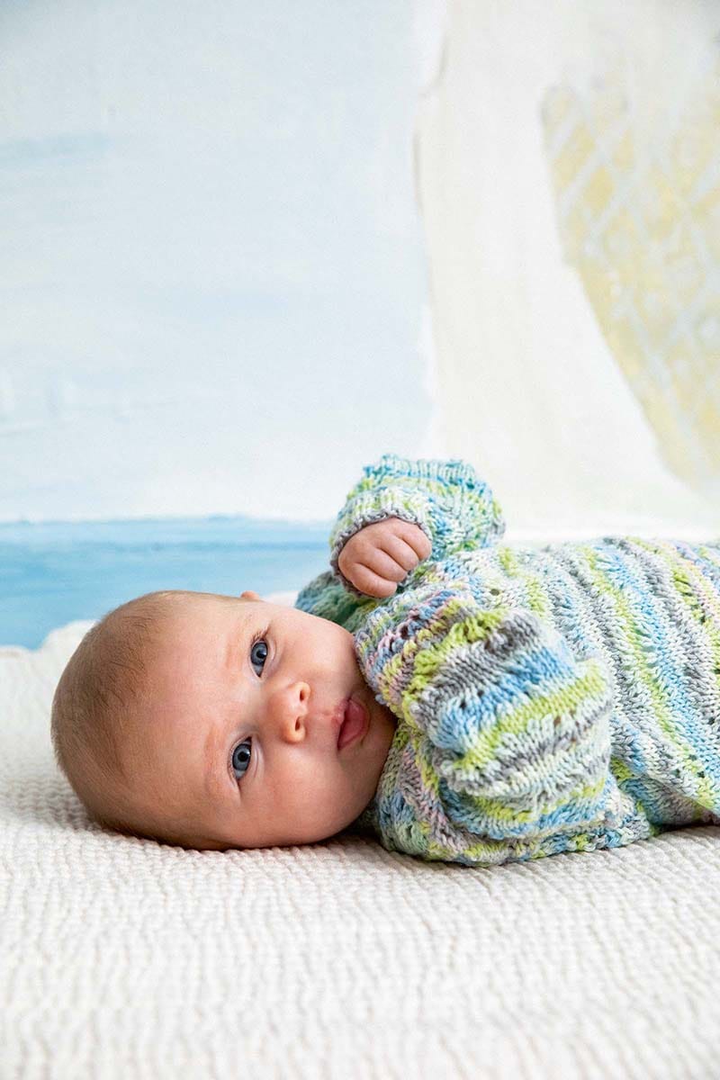 Lang Yarns Knitting Pattern Pullover Pattern Bundle in MERINO 200 BEBE COLOUR by LANGYARNS | Punto 54-007
