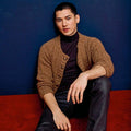 Lang Yarns Knitting Pattern QUENTIN Jacket Top Down Pattern Bundle in Baby Lama by LANGYARNS | Punto 089