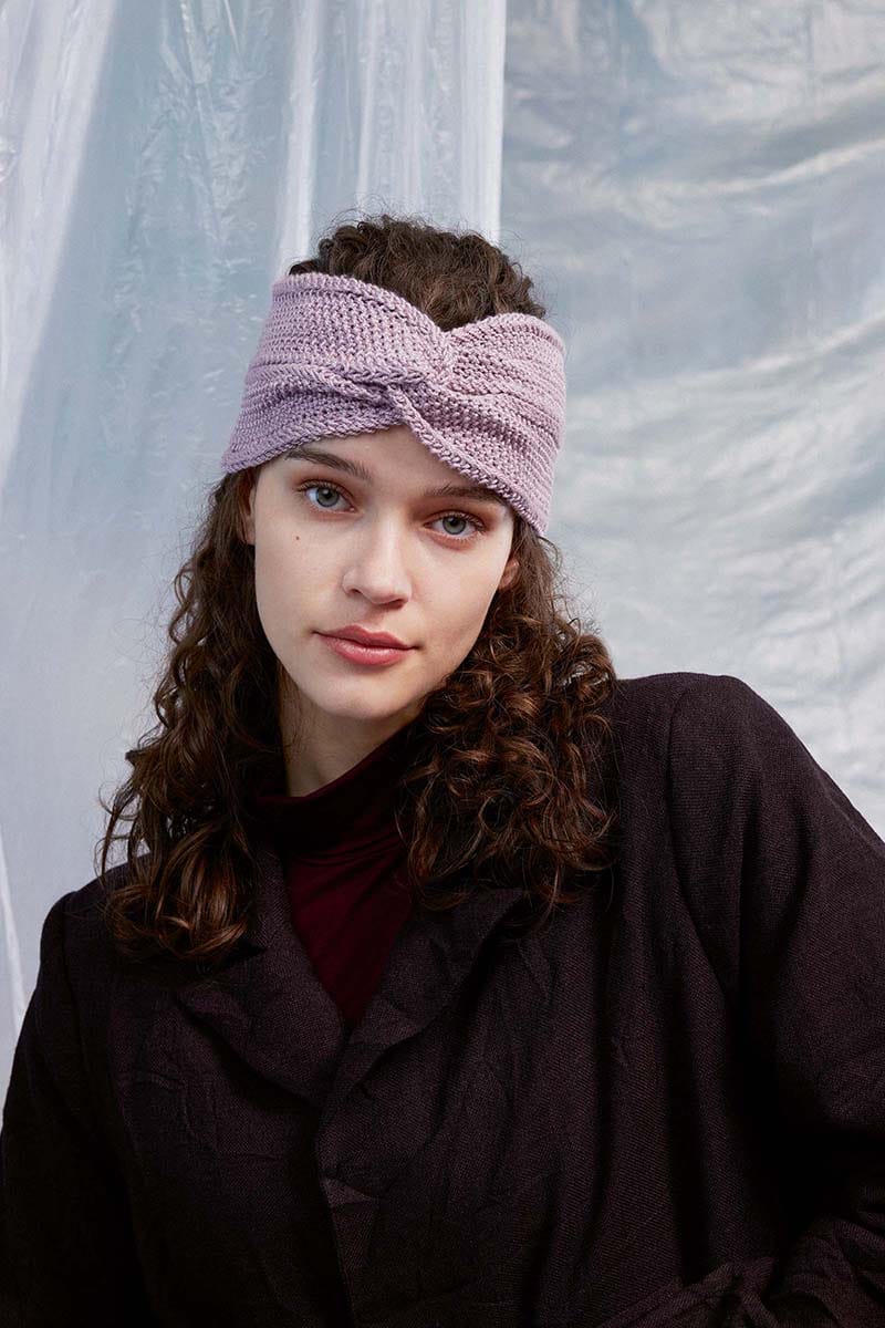 Lang Yarns Knitting Pattern QUINN Headband Pattern Bundle in Classic Silk by LANGYARNS | Fatto a Mano 286-073