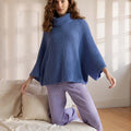 Lang Yarns Knitting Pattern RAHA Sweater Pattern Bundle in CASHMERE PREMIUM by LANGYARNS | Punto 78-014